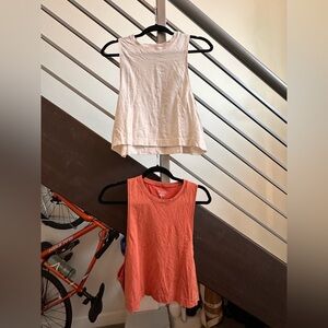 Athleta Mineral Wash Crop Muscle Tee Tank Top